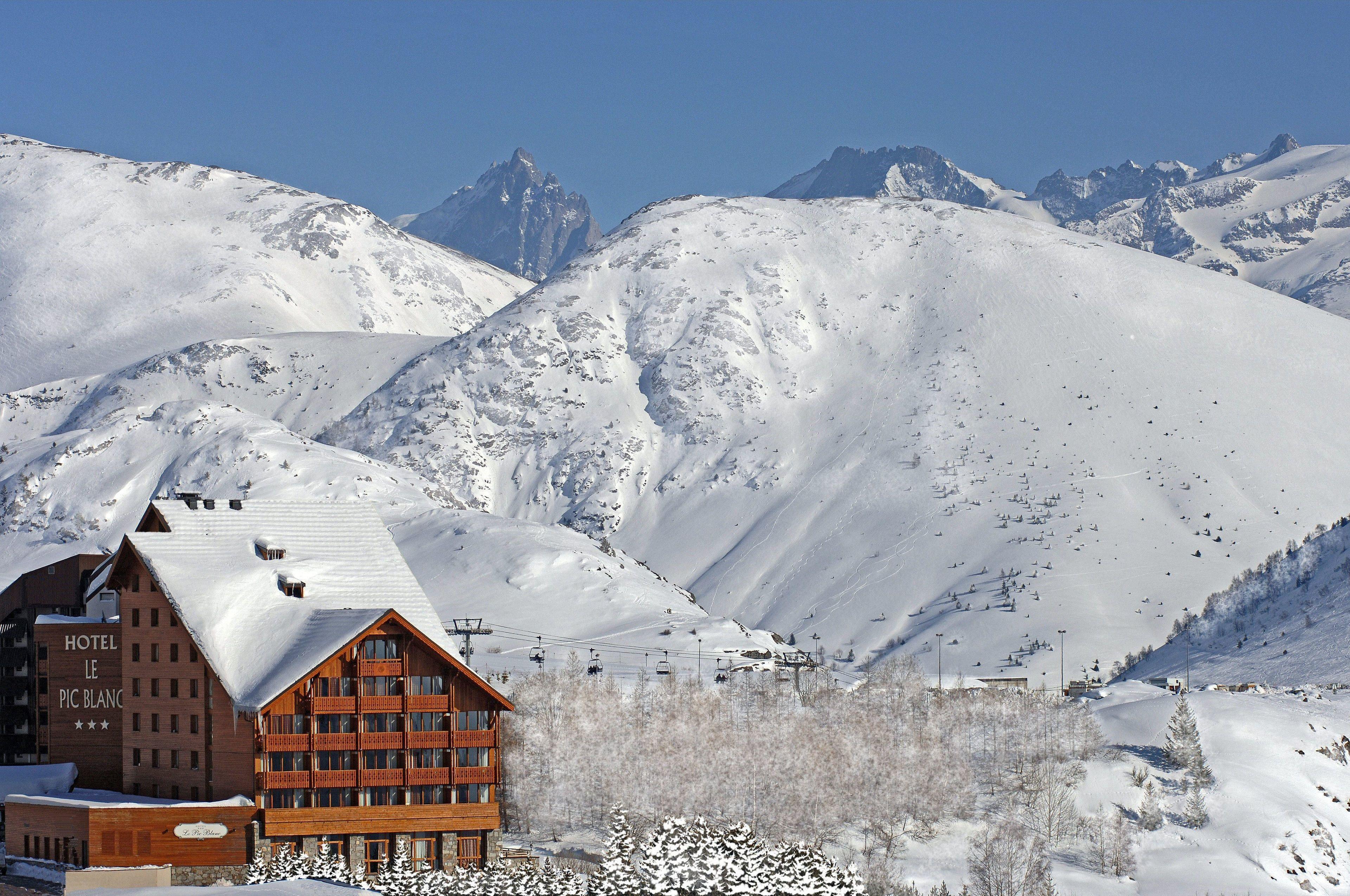 Le Pic Blanc Otel Alpe d'Huez Dış mekan fotoğraf